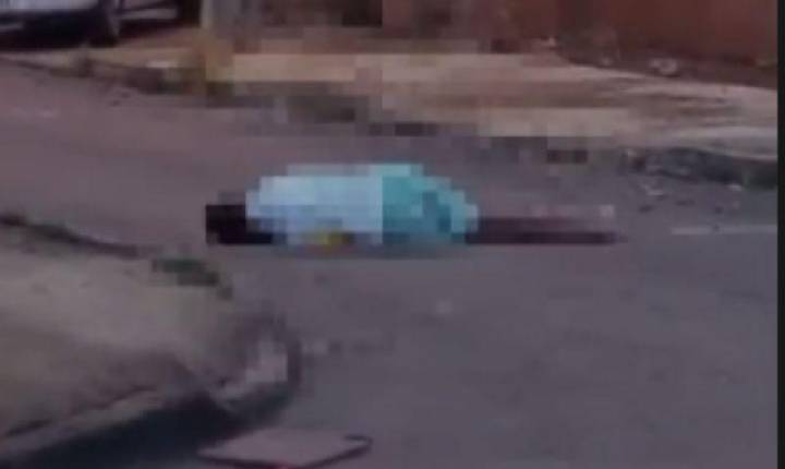 Vídeo: jovem é morto a tiros no bairro Pedregal, em Novo Gama