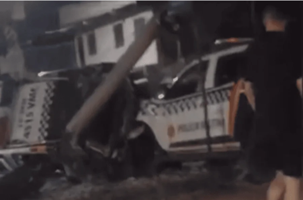 Vídeo mostra momento em que viaturas da PMDF colidem em Planaltina - DF