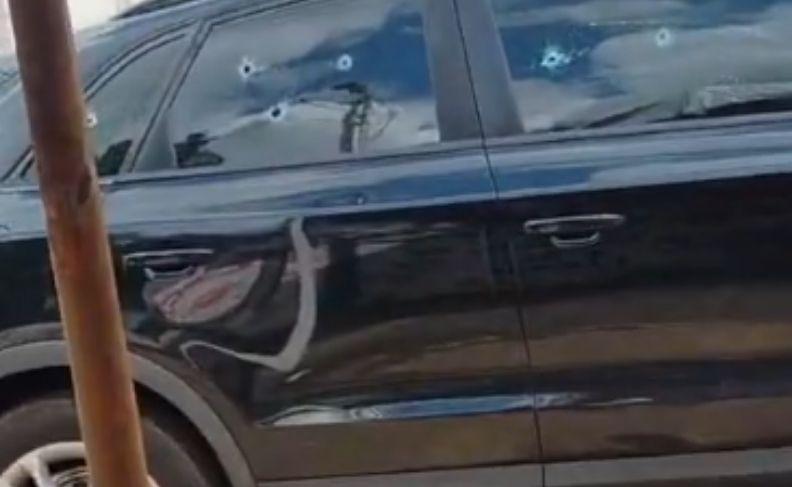 Vídeo: carro com marcas de tiros é encontrado abandonado em frente a posto de saúde, em Valparaíso